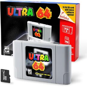 Ultra 64 Flash Cart for N64 + 16 Gb SD Card.