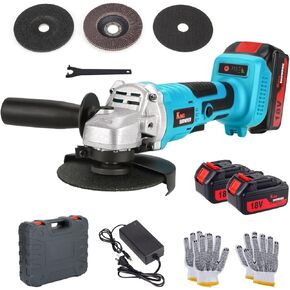 Cordless Angle Grinder Set for Cutting and Grinding18V Electric Cut-off Tool/Grinder Kit