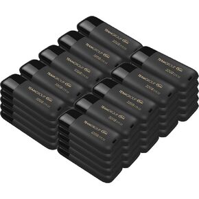TEAMGROUP C175 16GB USB 3.2 Gen 1 (USB 3.1/3.0) Read 75MB/s Flash Thumb Drive, External Data Storage Memory Stick Compatible with Computer/Laptop Matte Black TC175316GB01