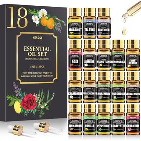 مجموعة الزيوت العطرية 70 قطعة - زيوت عطرية طبيعية 100% - مثالية للناشر والمرطب والتدليك والصابون وصناعة كرات الاستحمام الفوارة بالشموع، 70 * 5 مل (0.17 أونصة) in Kuwait