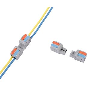 16 Pcs Pluggable Wire Connectors for AWG 24-12, Hand Protecting 4 Conductor Push-in Lever Wire Connectors, Reusable Electrical Connectors, Wire Splice Connectors for Automotive and Electric Wiring in Kuwait