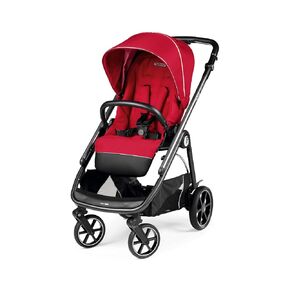 Peg Perego Veloce - Compact Full Featured Lightweight Stroller - Compatible with All Primo Viaggio 4-35 Infant Car Seats - Made in Italy - Mercury (Grey)