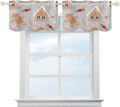2Panels Bumblebee Yellow Curtains Valances Short Window Wings Flower Valance Curtains Decorative Grommet for Kitchen Windows LivingRoom Bedroom Bathroom 52" W X 18" L… in Saudi Arabia