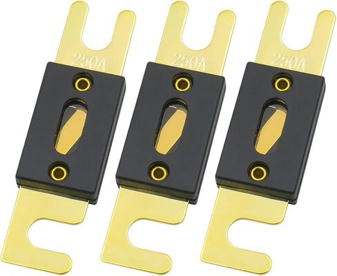 Baomain ANL-250A الحماية الكهربائية ANL فيوز 250 أمبير مع حامل فيوز 1 حزمة in Kuwait