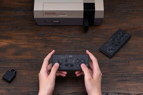 8Bitdo N30 2.4G Wireless Gamepad for Original NES (Transparent Edition) in Saudi Arabia
