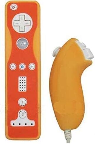 حافظة مطاطية من السيليكون وغطاء جل ناعم واقٍ لجهاز التحكم عن بعد لجهاز Wii Nunchuk Joystick من السيليكون (وردي) in Saudi Arabia