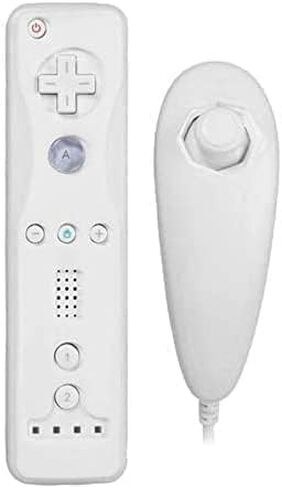 حافظة مطاطية من السيليكون وغطاء جل ناعم واقٍ لجهاز التحكم عن بعد لجهاز Wii Nunchuk Joystick من السيليكون (وردي) in Saudi Arabia