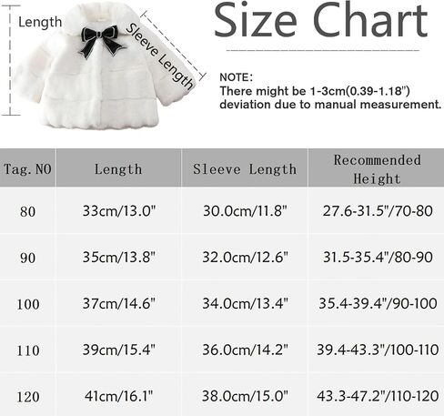 Happy Cherry Toddler Baby Girls Fuzzy Cape Coat Winter Faux Fur Coat in Saudi Arabia