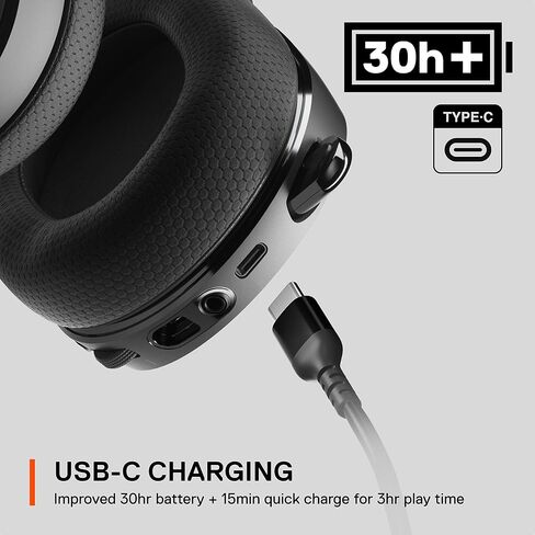 SteelSeries Arctis Nova 7 Wireless Multi-Platform Gaming Headset — World of Warcraft Edition — Free in-Game Items — 2.4GHz + Mixable Bluetooth — 38H USB-C Battery — PlayStation, PC, Switch in Saudi Arabia