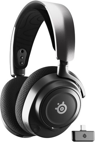سماعة الألعاب اللاسلكية متعددة المنصات SteelSeries Arctis Nova 7 - إصدار World of Warcraft - عناصر مجانية داخل اللعبة - 2.4 جيجا هرتز + بلوتوث قابل للمزج - بطارية USB-C 38 ساعة - PlayStation، الكمبيوتر الشخصي، Switch in Kuwait