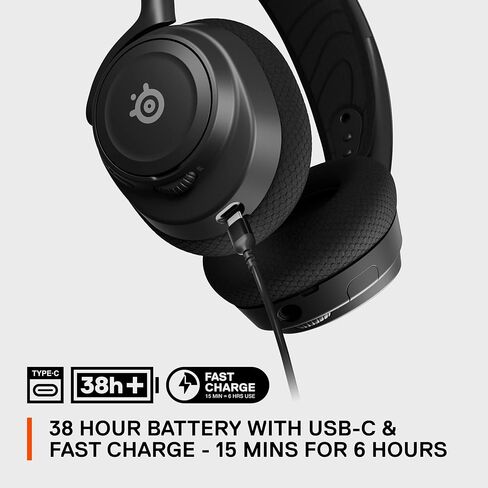 سماعة الألعاب اللاسلكية متعددة المنصات SteelSeries Arctis Nova 7 - إصدار World of Warcraft - عناصر مجانية داخل اللعبة - 2.4 جيجا هرتز + بلوتوث قابل للمزج - بطارية USB-C 38 ساعة - PlayStation، الكمبيوتر الشخصي، Switch in Kuwait