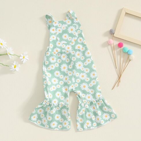 ملابس الخريف للفتيات الصغيرات من ZAXARRA، بذلة سفلية على شكل جرس للفتيات الصغيرات، بذلة ذات ساق واسعة، ملابس خريفية للأطفال البنات in Kuwait