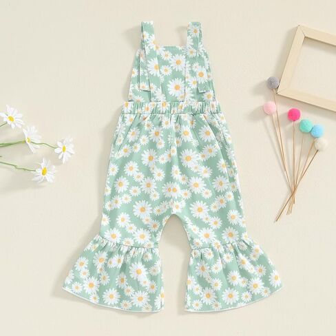 ملابس الخريف للفتيات الصغيرات من ZAXARRA، بذلة سفلية على شكل جرس للفتيات الصغيرات، بذلة ذات ساق واسعة، ملابس خريفية للأطفال البنات in Kuwait