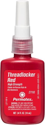 Permatex 27100-12PK High Strength Threadlocker Red, 6 ml (Pack of 12) in Saudi Arabia