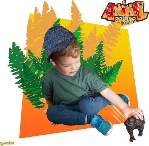 Zebra Toy Animal Adventure Replica Figure by Deluxebase. These Large Sized Zebra Animal Figures are The Ideal Safari Animal Toys for Kids. in Kuwait