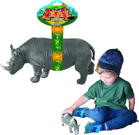 Zebra Toy Animal Adventure Replica Figure by Deluxebase. These Large Sized Zebra Animal Figures are The Ideal Safari Animal Toys for Kids. in Kuwait