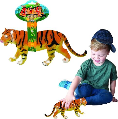 Zebra Toy Animal Adventure Replica Figure by Deluxebase. These Large Sized Zebra Animal Figures are The Ideal Safari Animal Toys for Kids. in Kuwait