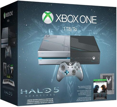 Xbox One 1TB Console - Limited Edition Halo 5: Guardians Bundle (Renewed) in Saudi Arabia