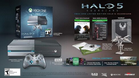 Xbox One 1TB Console - Limited Edition Halo 5: Guardians Bundle (Renewed) in Saudi Arabia
