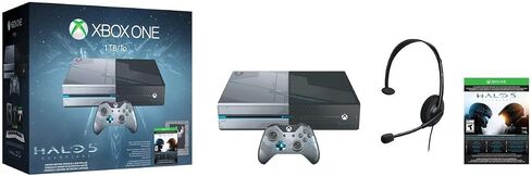 Xbox One 1TB Console - Limited Edition Halo 5: Guardians Bundle (Renewed) in Saudi Arabia