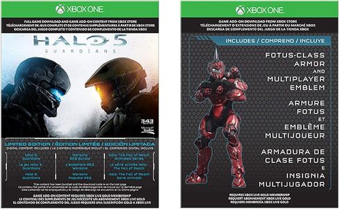 Xbox One 1TB Console - Limited Edition Halo 5: Guardians Bundle (Renewed) in Saudi Arabia