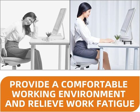Pholiten Dual Monitor Stand Riser for 2 Monitors，Desktop Monitor Stand with Adjustable Length and Swivel Angles, Extra Long Multifunctional Stand up to 48.2" fit Computer Laptop Printer Max 44 lbs in Kuwait