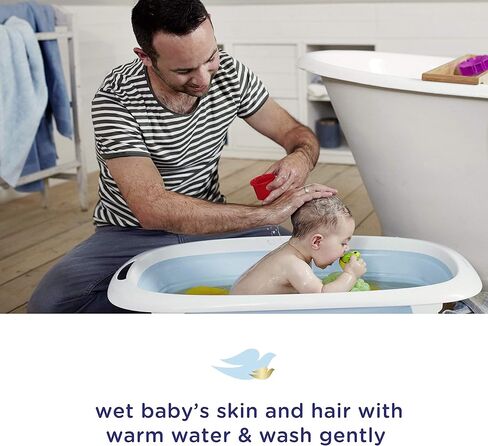 غسول وشامبو للأطفال من بيبي دوف من الطرف إلى أصابع القدم لبشرة الطفل الحساسة، مرطب غني، لا يسبب الدموع ولا يسبب الحساسية، 13 أونصة in Kuwait