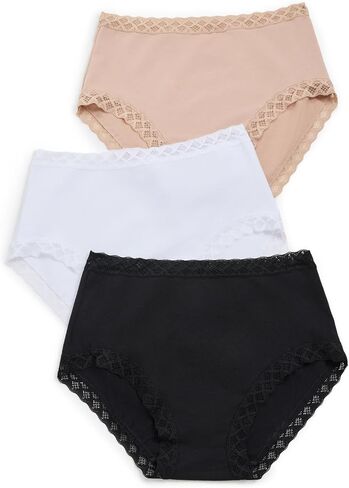 Natori Women's Bliss Cotton Full Brief 3-Pack in Saudi Arabia