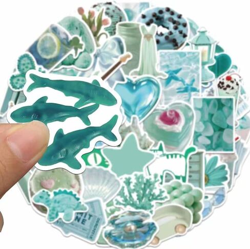 Aesthetic Stickers for Kindle,Laptop Computer,Phone, Scrapbook, Water Bottle, Aesthetic Vsco Stickers… in Saudi Arabia