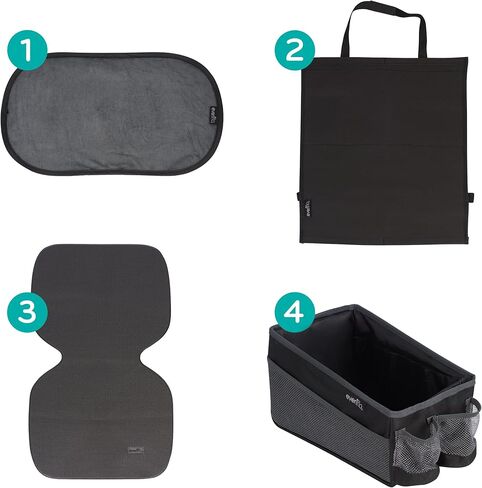 مجموعة ملحقات مقعد السيارة المكونة من أربع قطع من إيفينفلو in Kuwait