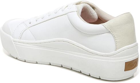 Dr. Scholl's Womens Time Off Sneaker White Smooth 9 W in Saudi Arabia