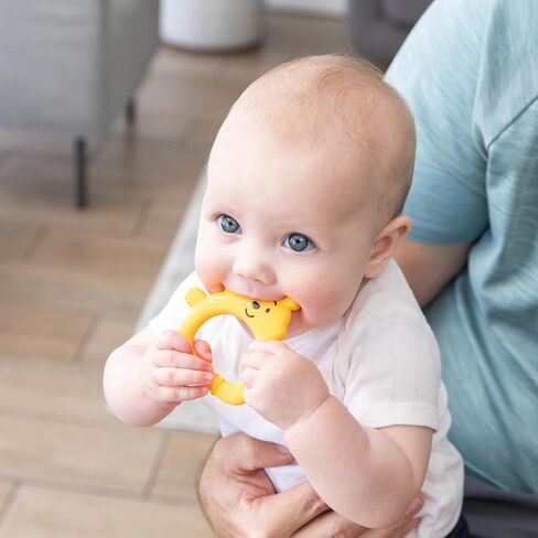 Bumkins Disney Baby Silicone Undroppable Teething Mitt, Freezer Toy Teether Keys, Soft Flexible Platinum Silicone Pacifier to Chew, Cool Teether Gum Relief, Essential Babies 3 Months, Winnie The Pooh in Saudi Arabia