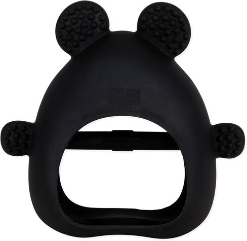 Bumkins Disney Baby Silicone Undroppable Teething Mitt, Freezer Toy Teether Keys, Soft Flexible Platinum Silicone Pacifier to Chew, Cool Teether Gum Relief, Essential Babies 3 Months, Winnie The Pooh in Kuwait