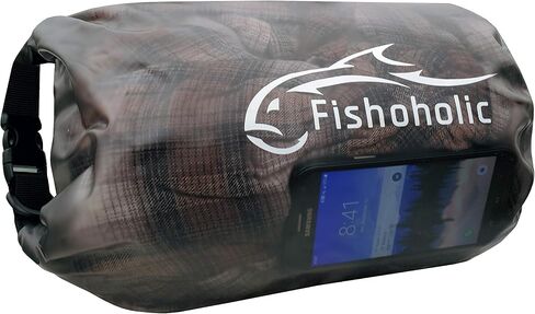 Fishoholic Dry Bag - Waterproof Gear Bags - Fail-Safe Snap - Made Tough & Durable for Kayaking Boating Fishing Hiking Camping Paddle Board & Tailgaiting in Saudi Arabia