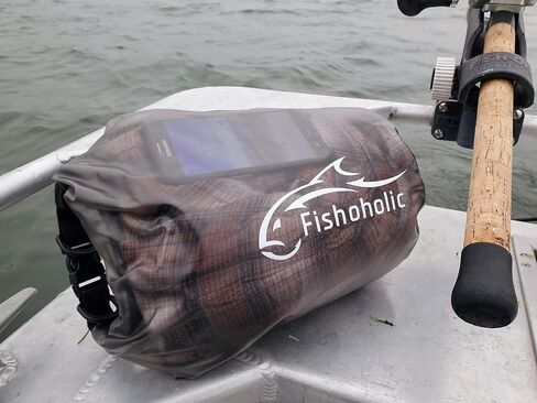 Fishoholic Dry Bag - Waterproof Gear Bags - Fail-Safe Snap - Made Tough & Durable for Kayaking Boating Fishing Hiking Camping Paddle Board & Tailgaiting in Saudi Arabia