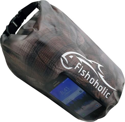 Fishoholic Dry Bag - Waterproof Gear Bags - Fail-Safe Snap - Made Tough & Durable for Kayaking Boating Fishing Hiking Camping Paddle Board & Tailgaiting in Saudi Arabia