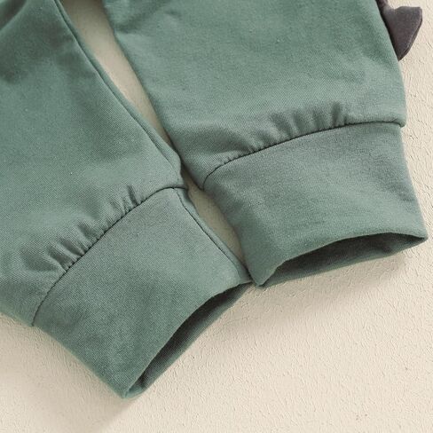 Newborn Infant Baby Boy Outfit Little Brother Romper Infant Letter Print Dinosaur Clothes Drawstring Pants Hat in Kuwait