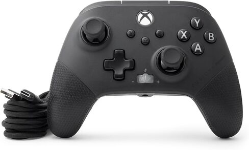 وحدة التحكم اللاسلكية PowerA FUSION Pro لجهاز Xbox Series X|S مع Lumectra ولوحة الألعاب ووحدة التحكم السلكية في ألعاب الفيديو ووحدة التحكم في الألعاب، مرخصة رسميًا لـ Xbox Series X|S وتعمل على Xbox One وWindows 10/11 in Kuwait