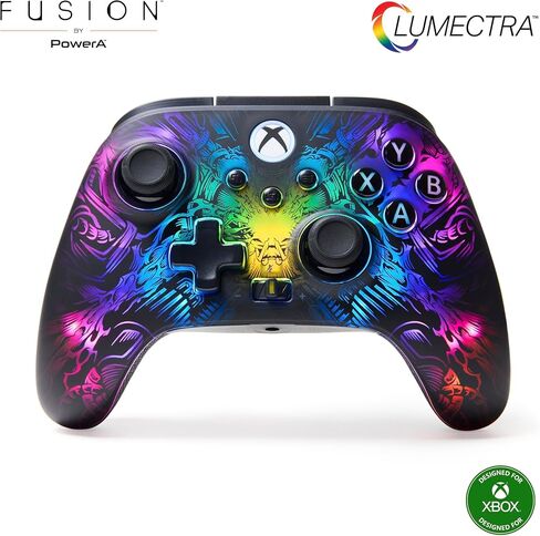 PowerA FUSION Pro Wireless Controller for Xbox Series X|S with Lumectra, gamepad, wired video game controller, gaming controller, Officially Licensed for Xbox Series X|S and works on Xbox One and Windows 10/11 in Saudi Arabia