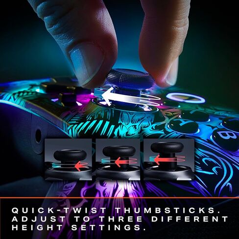 PowerA FUSION Pro Wireless Controller for Xbox Series X|S with Lumectra, gamepad, wired video game controller, gaming controller, Officially Licensed for Xbox Series X|S and works on Xbox One and Windows 10/11 in Saudi Arabia