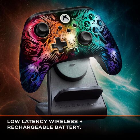 PowerA FUSION Pro Wireless Controller for Xbox Series X|S with Lumectra, gamepad, wired video game controller, gaming controller, Officially Licensed for Xbox Series X|S and works on Xbox One and Windows 10/11 in Saudi Arabia