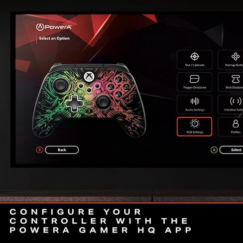 PowerA FUSION Pro Wireless Controller for Xbox Series X|S with Lumectra, gamepad, wired video game controller, gaming controller, Officially Licensed for Xbox Series X|S and works on Xbox One and Windows 10/11 in Saudi Arabia