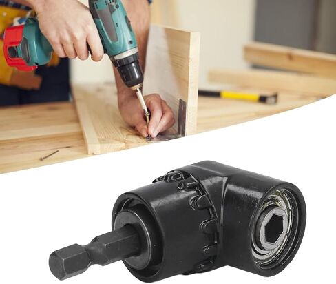 105 Degree Right Angle Drill Adaptor 1/4 Inch Short Drills Attachment Extension Driver (A3) in Saudi Arabia