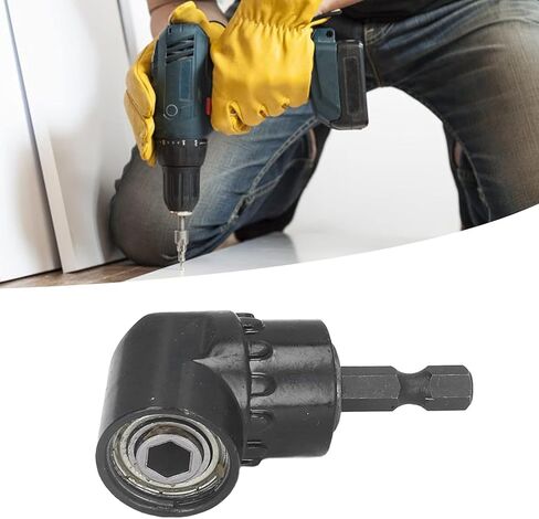 105 Degree Right Angle Drill Adaptor 1/4 Inch Short Drills Attachment Extension Driver (A3) in Saudi Arabia
