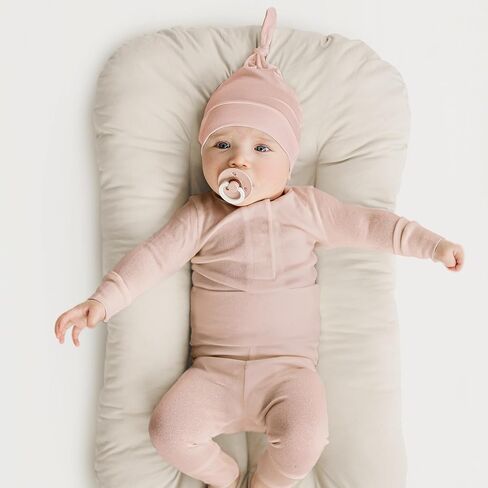 Konssy 6 Pack Baby Newborn Hats Set Knot Beanie Hats Soft for Infant Baby Girls Boys Caps 0-6 Months in Saudi Arabia