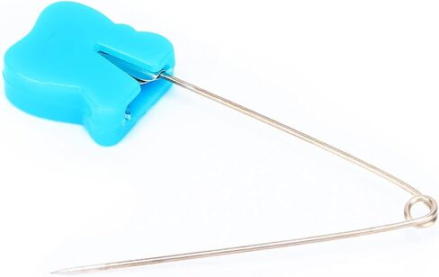 Stainless Steel Diaper Pins with Plastic Safety Locks, Assorted Color Nappy Sewing Knitting Fabric Pins, Suitable for Baby Adult Cloth Traditional Diapers (6 Colorful Animal Head in Saudi Arabia