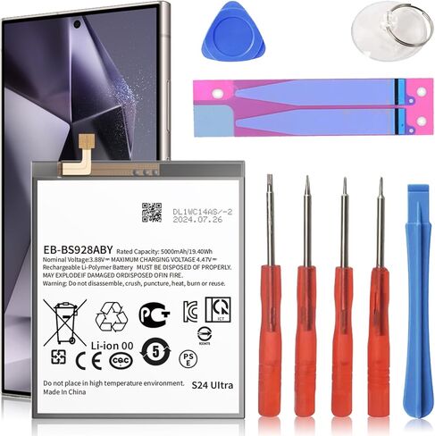 Galaxy A11 Battery, 5000mAh Upgraded 2024 New 0 Cycle Battery Replacement for Samsung Galaxy A11 SM-A115U, SM-A115A HQ-70N/HQ-70T with Professional Replacement Tool Kits in Kuwait