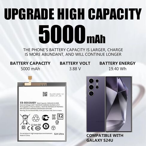 Galaxy A11 Battery, 5000mAh Upgraded 2024 New 0 Cycle Battery Replacement for Samsung Galaxy A11 SM-A115U, SM-A115A HQ-70N/HQ-70T with Professional Replacement Tool Kits in Kuwait