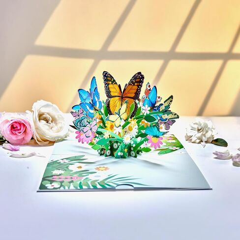 Pop Up Card, Hover Hummingbird 3D Greeting Card for Birthday, Anniversary, Thank You, Valentine, Thinking of You, for Women, Wife, Grandma, Daughter, Son, Father, Grandpa in Saudi Arabia