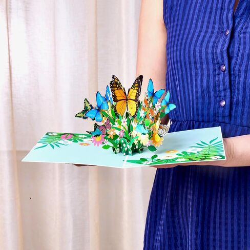 Pop Up Card, Hover Hummingbird 3D Greeting Card for Birthday, Anniversary, Thank You, Valentine, Thinking of You, for Women, Wife, Grandma, Daughter, Son, Father, Grandpa in Saudi Arabia